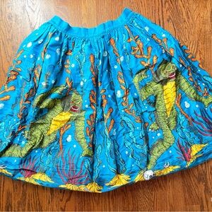 Vixen by Micheline Pitt Blue Sea Monster Skirt